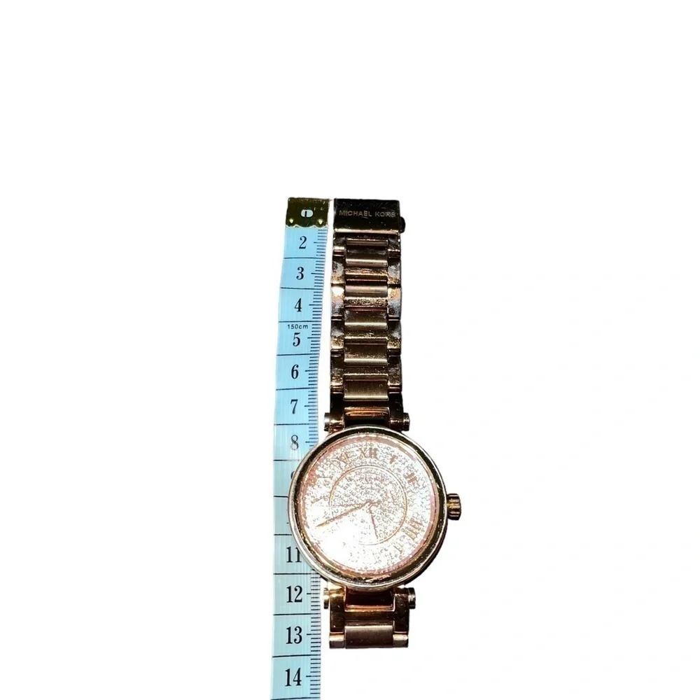 Michael Kors Rose Gold/Bronze Diamond Watch